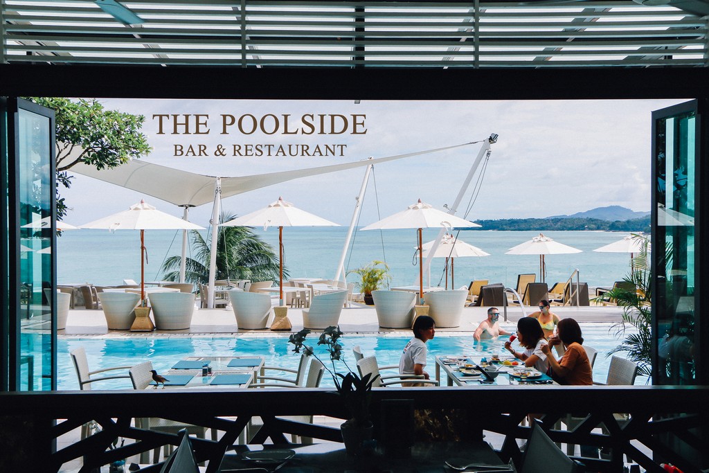 The Poolside Bar & Restaurant เคป เซียนน่า ภูเก็ต กูร์เมต์ โฮเต็ล แอนด์ วิลลา